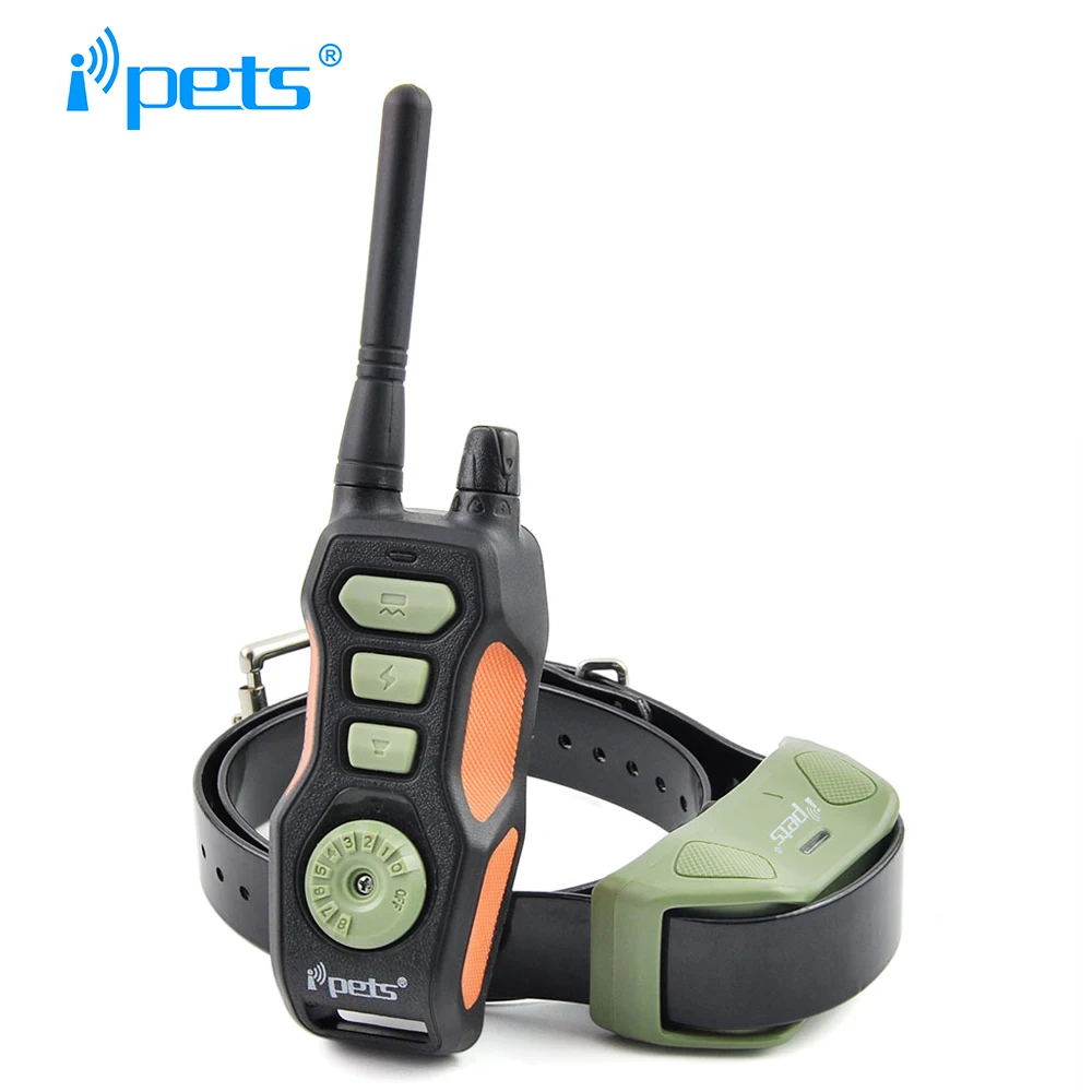 Ошейник для дрессировки собак Ipets 618 1 800 м перезаряжаемый и