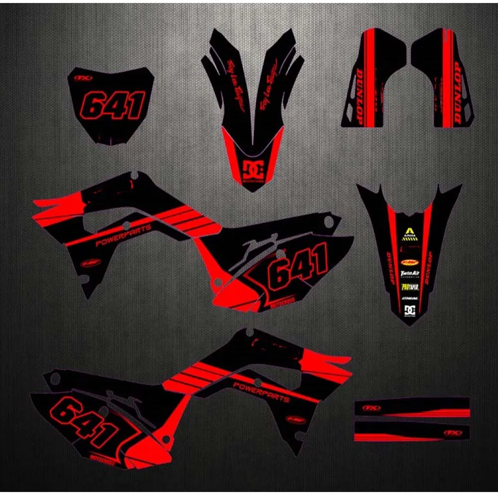 Наклейки для Honda CRF 250R CRF250R 2018 2019 2020 2021 CRF450R 2017 CRF450 | Автомобили и мотоциклы