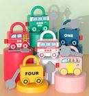 Монтессори мультфильм разблокировка ключ тонкий мотор Обучение игрушки сенсорные Раннее Обучение детей обучающая Блокировка игрушка игра