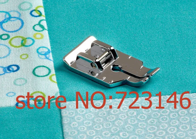

Snap-On Quilting Patchwork Foot 1/4 Inch w Guide For Singer Brother Janome Pfaff BERNINA BABY LOCK ELNA NEW HOME Viking White