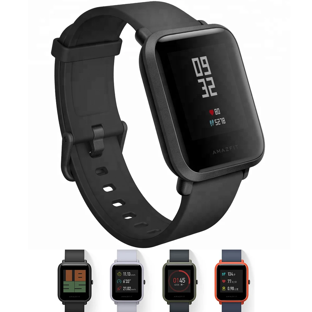 Глобальная версия Xiaomi Huami Amazfit Bip умные часы с экраном сердцебиения GPS Gloness 45 дней в