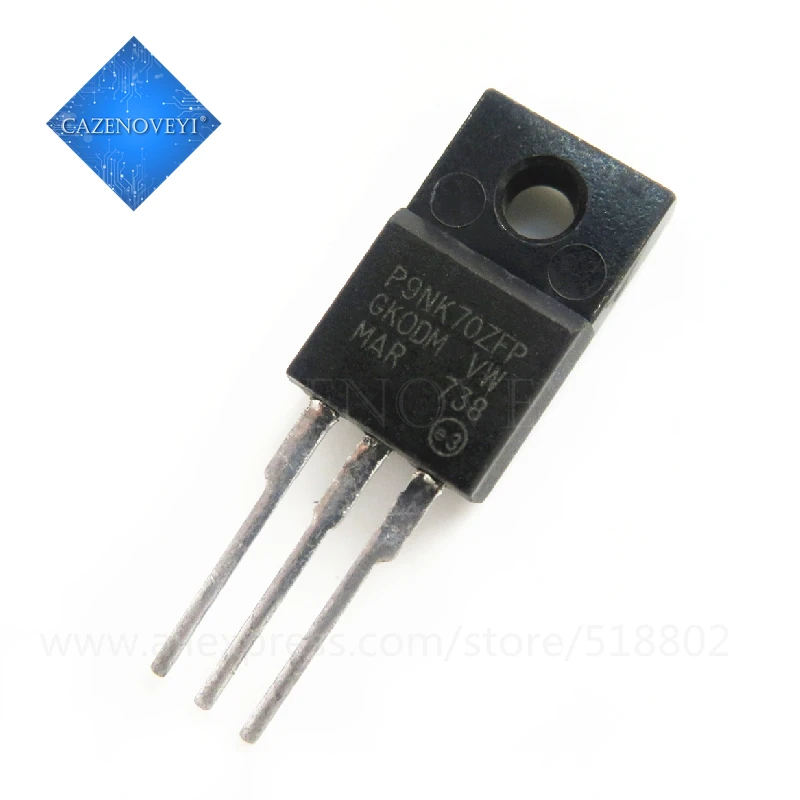 1 шт./лот STP9NK70ZFP P9NK70ZFP TO 220F 700V 7.5A в наличии|Интегральные схемы| |