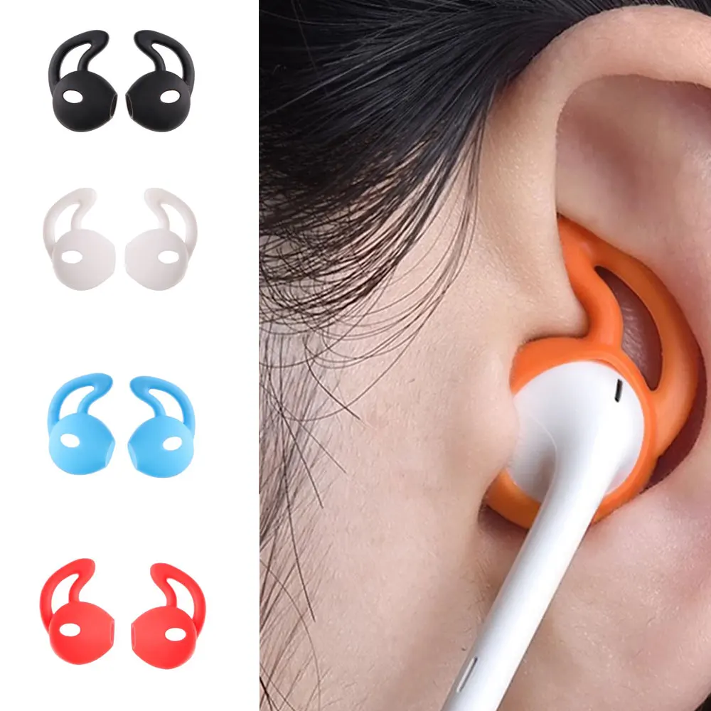 2 пары силиконовый чехол для наушников уха крылья крюковой колпак с наушным