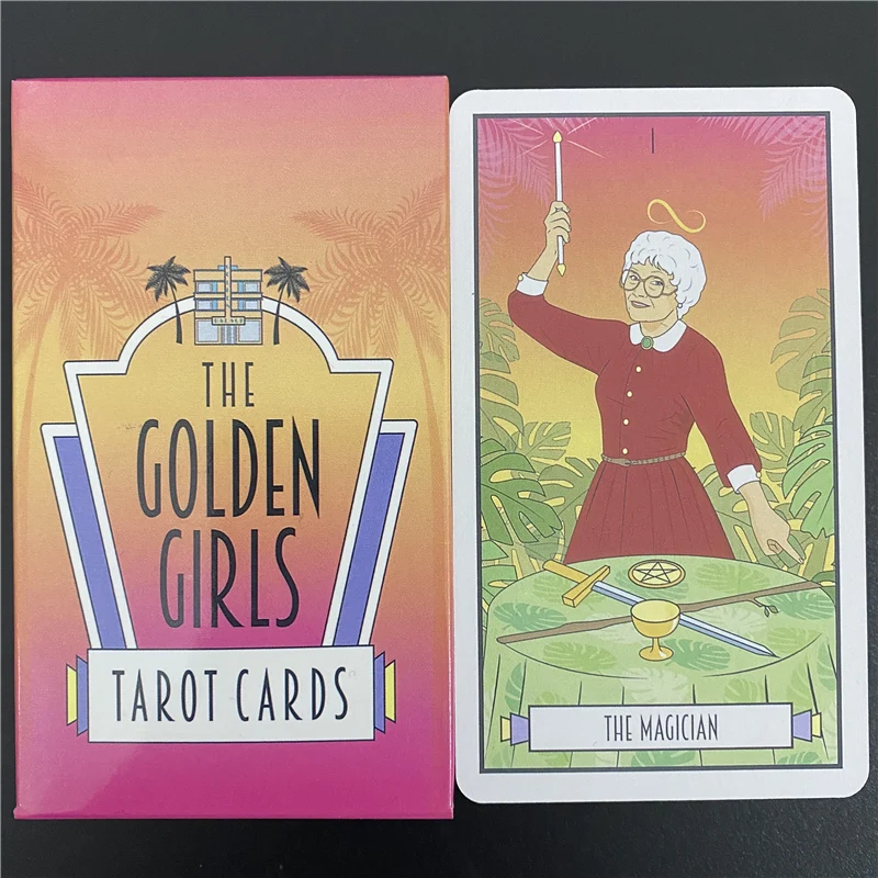 Золотые карты для девочек Tarot настольная игра развлечение творческая Дека
