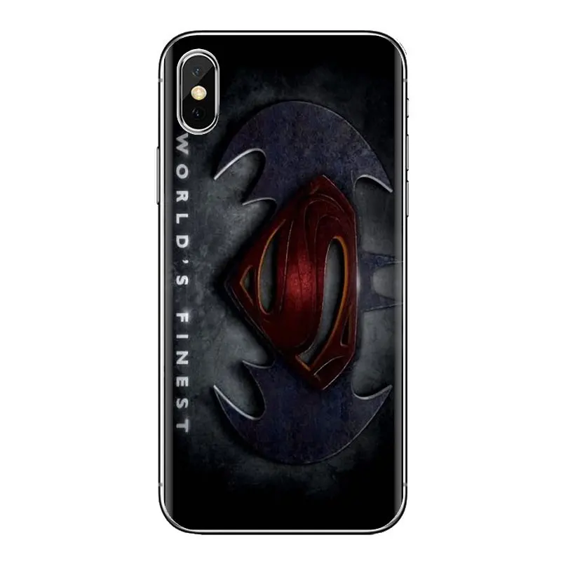 Movie Batman vs Superman logo TPU Bag Case For Samsung Galaxy S2 S3 S4 S5 MINI S6 S7 edge S8 S9 Plus Note 2 3 4 5 8 Coque Fundas |