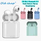 I7 TWS мини портативные беспроводные Bluetooth 5,0 наушники стерео водонепроницаемые наушники для всех iOS Android