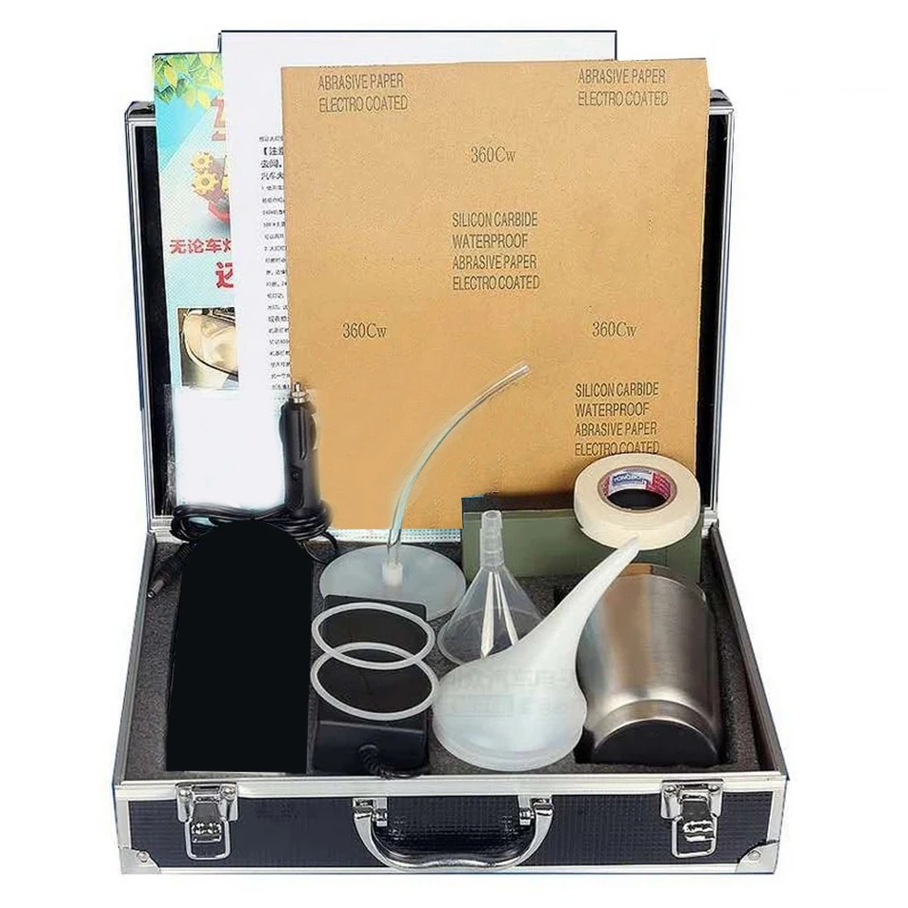

Car Headlight Lens Repair Tool Restoration Heating Atomization Spray Cup Restore Tools Refurbish Kit