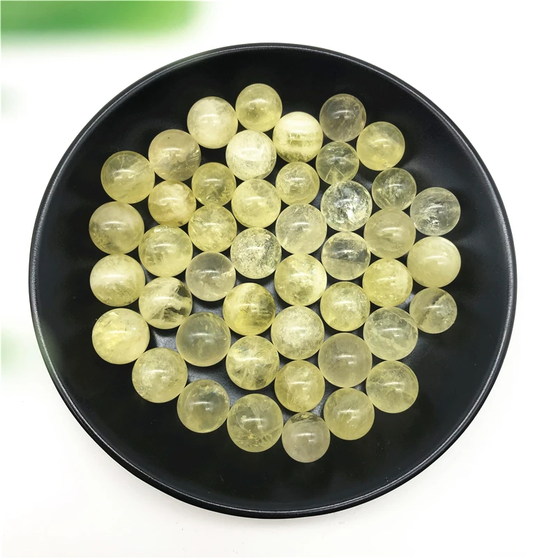 1 шт. натуральный желтый кварцевый хрустальный шар цитрин хрустальные