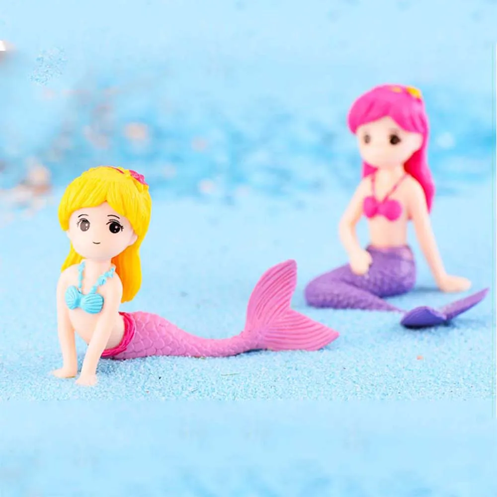1 шт. украшение в виде милой Русалочки для аквариума украшения аксессуары