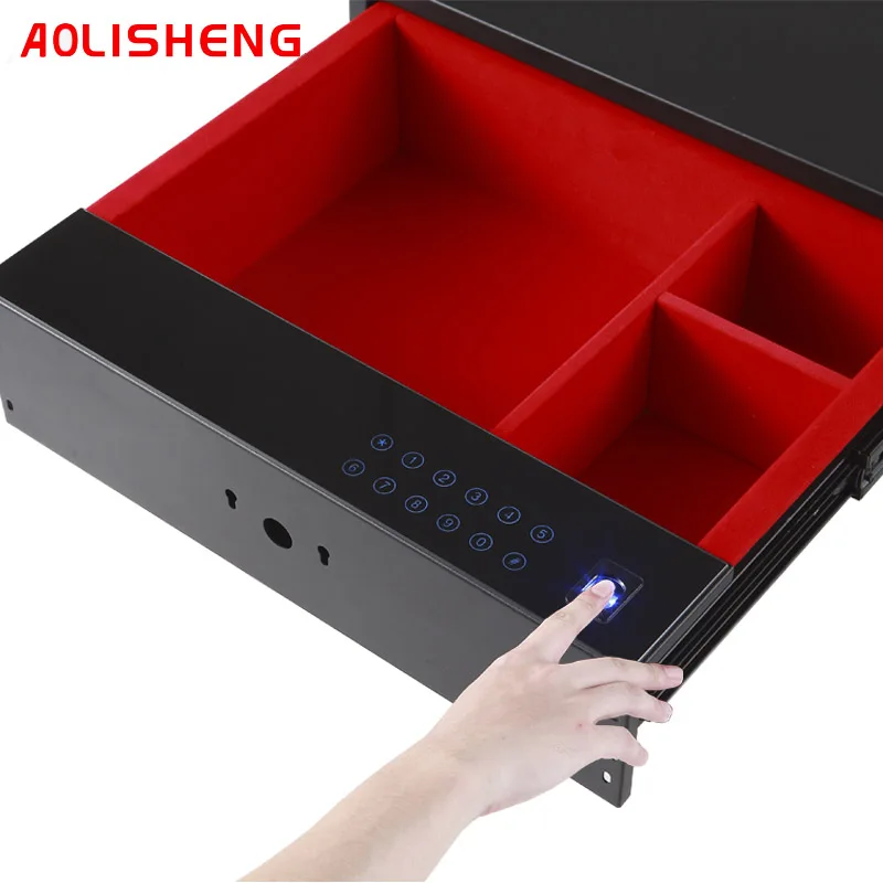 AOLISHENG пароль и отпечаток пальца Блокировка ящика для шкафа высокая