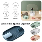 Nordic кастрюлю крышкой стеллаж для хранения складной настенный горшок крышкой Пособия по кулинарии ложка держатель лотка Водоотводного Домашний Органайзер, кухонные аксессуары