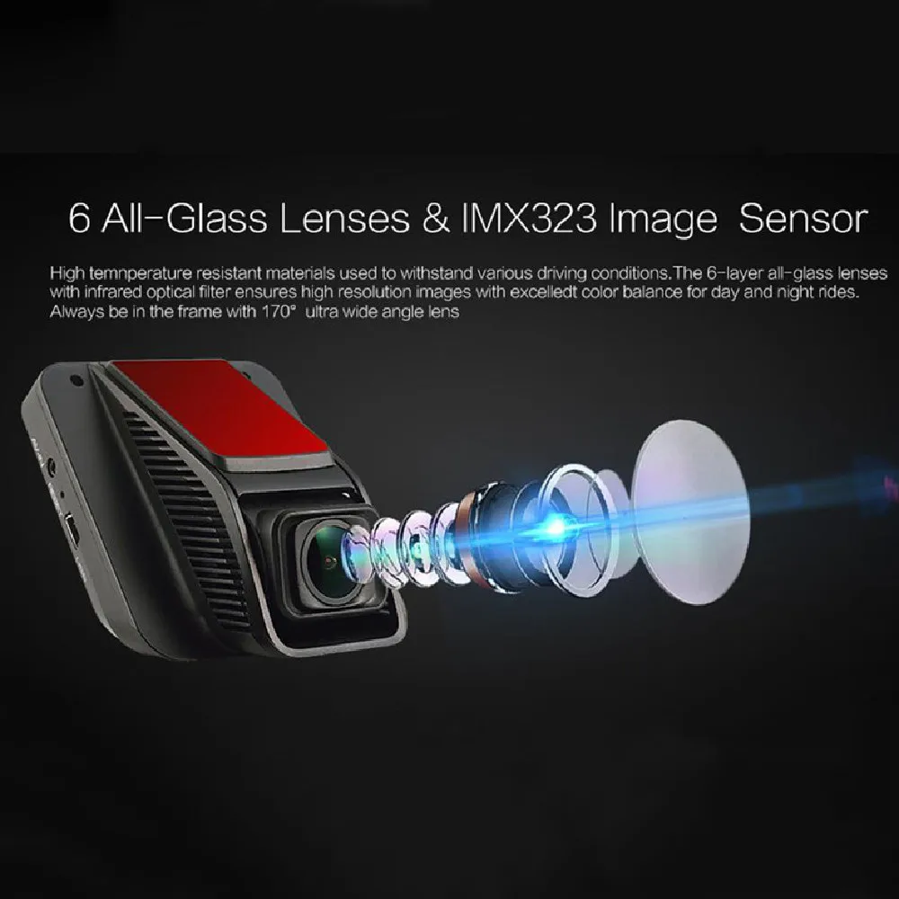 Видеорегистратор для вождения камера 2 45 &quotWiFi Автомобильный видеорегистратор