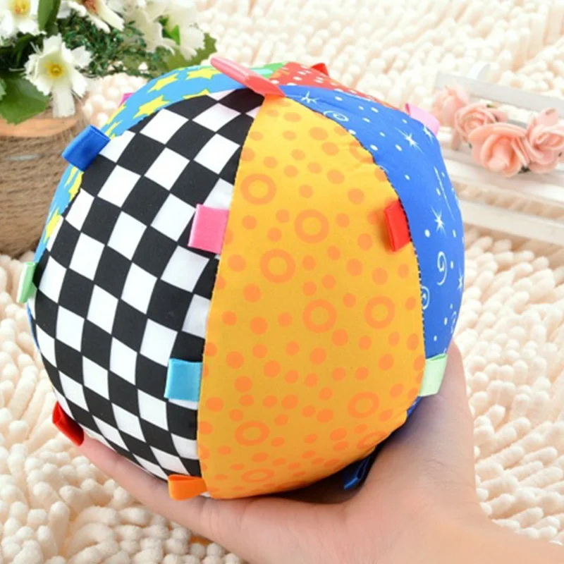 

Body Infant Mobile Children for Plush Building Toy Ball Toys Soft Rattle Baby Ball Toy for Kids Gift