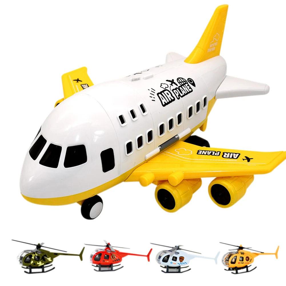 

Aircraft Set Plane Kids Airliner Vehicle Toys Educational Learning Study Simulation Track Inertia Passenger Toy Gifts