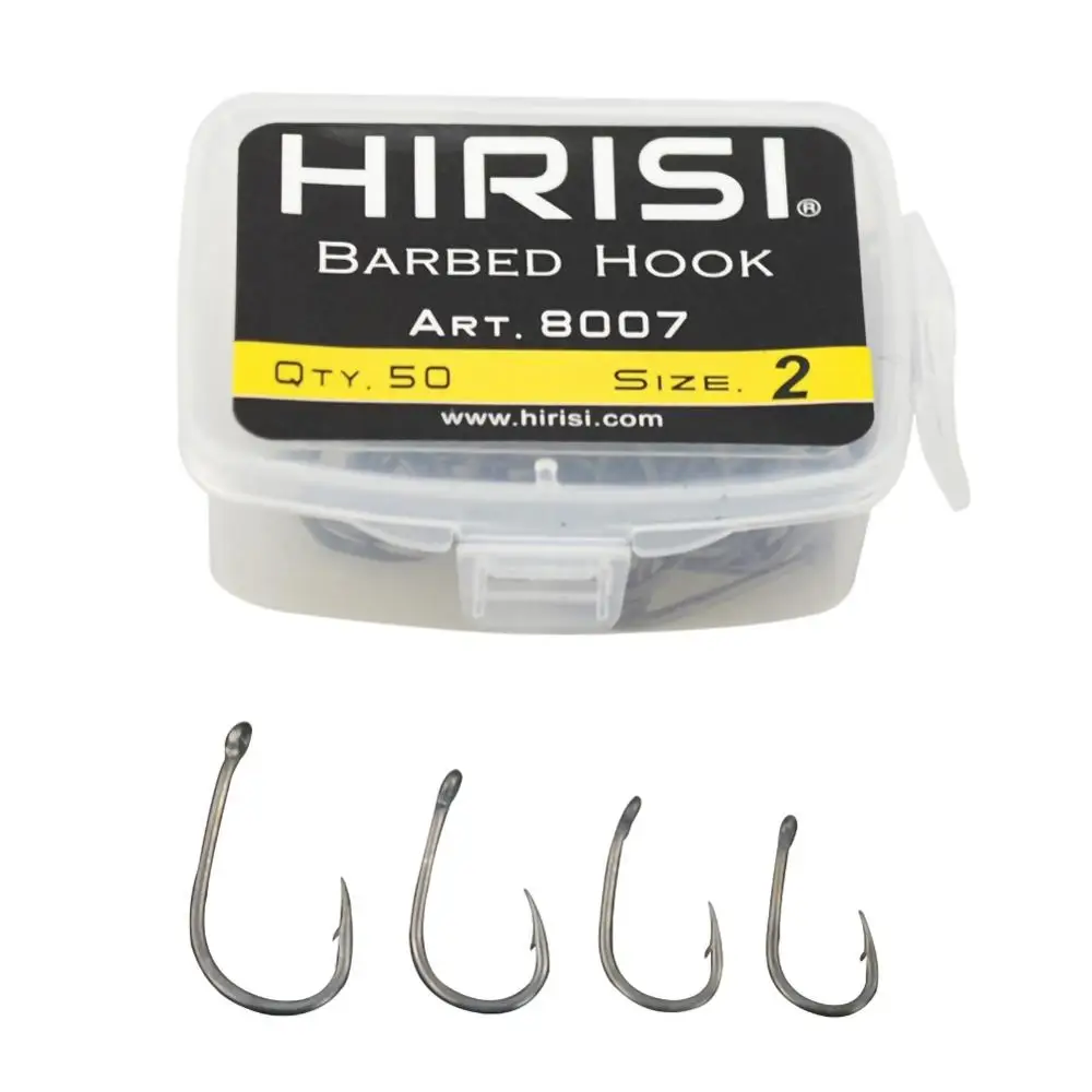 50 шт./кор. рыболовные крючки с широким колючим покрытием для ловли карпа из