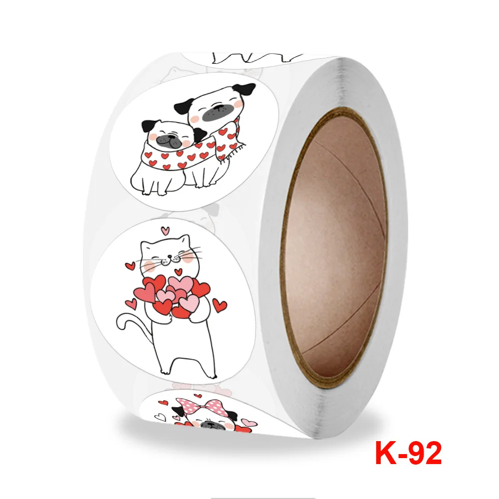 

UU Gift 50/100/300/500 Pieces of Cute Dog Love Stickers 8 Pattern Kids Seal Label Scrapbook Stickers