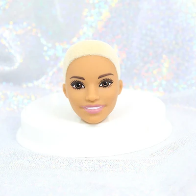 Голова медсестры Asia Face кукла леди с черными волосами Хороший макияж Кукольная