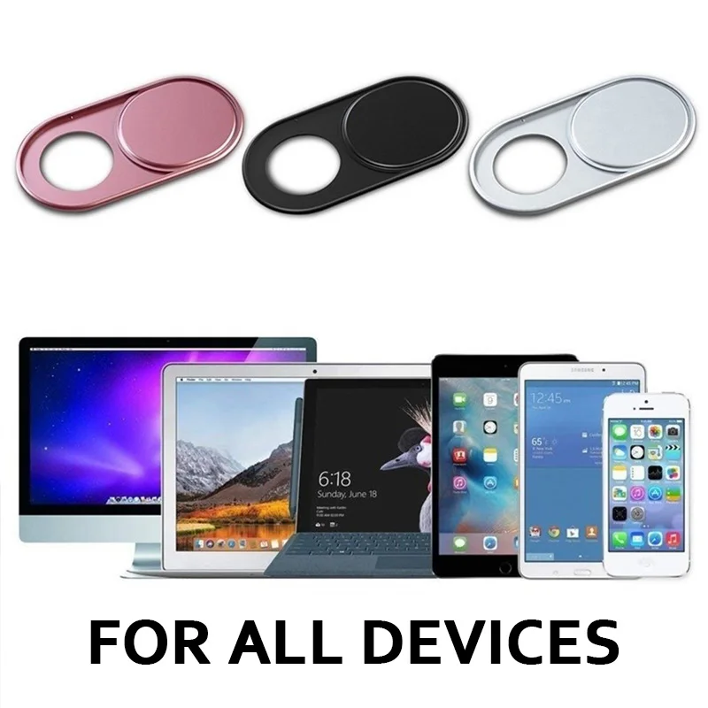 

1/3/6 Pcs! Webcam Cover Phone Privacy Sticker Metal Material Universal Support iPad Cellphone Laptop Camera Protective Sticker