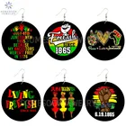 Серьги-подвески SOMESOOR в виде сердца из дерева диагональю 1865 дюйма