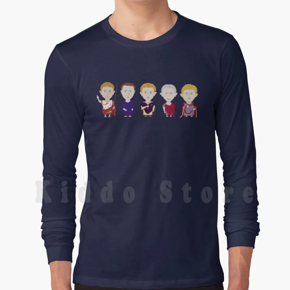 

Roman Emperors Classics Cartoon-Julio-Hoodies Long Sleeve Julio Augustus Tiberius Caligula Gaius Nero