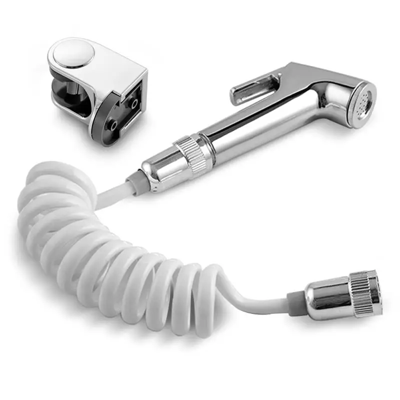 

1.5 Meters Bidet Sprayer Bathroom Toilet Handheld Cleaning Sprayer ABS Plastic Spray Head Sprinkler For Feminine Wash Accessory