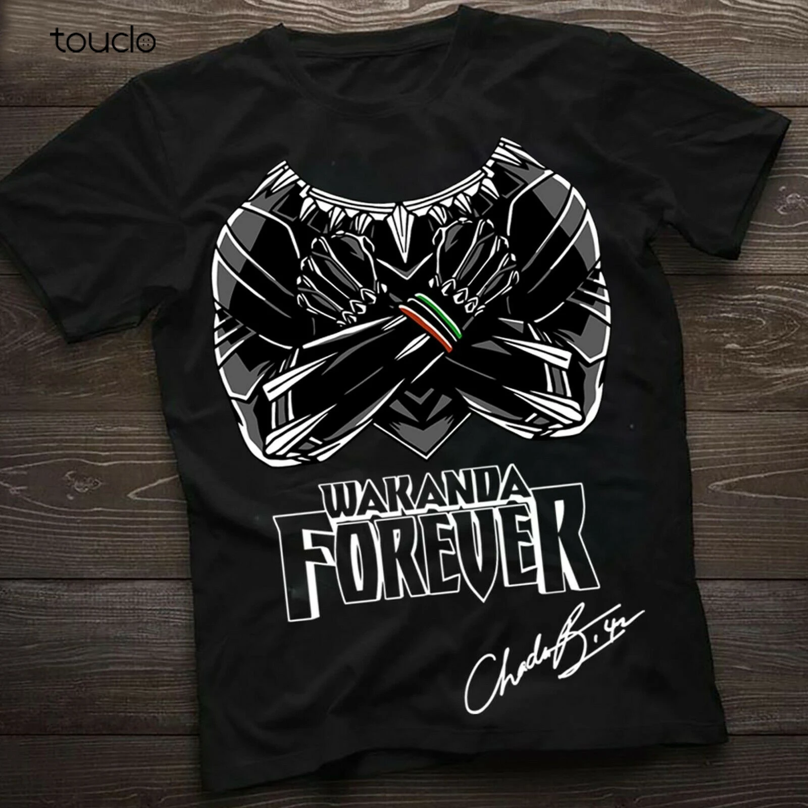 

T-Shirt Men Panther RIP Chadwick Boseman Wakanda forever signature shirt