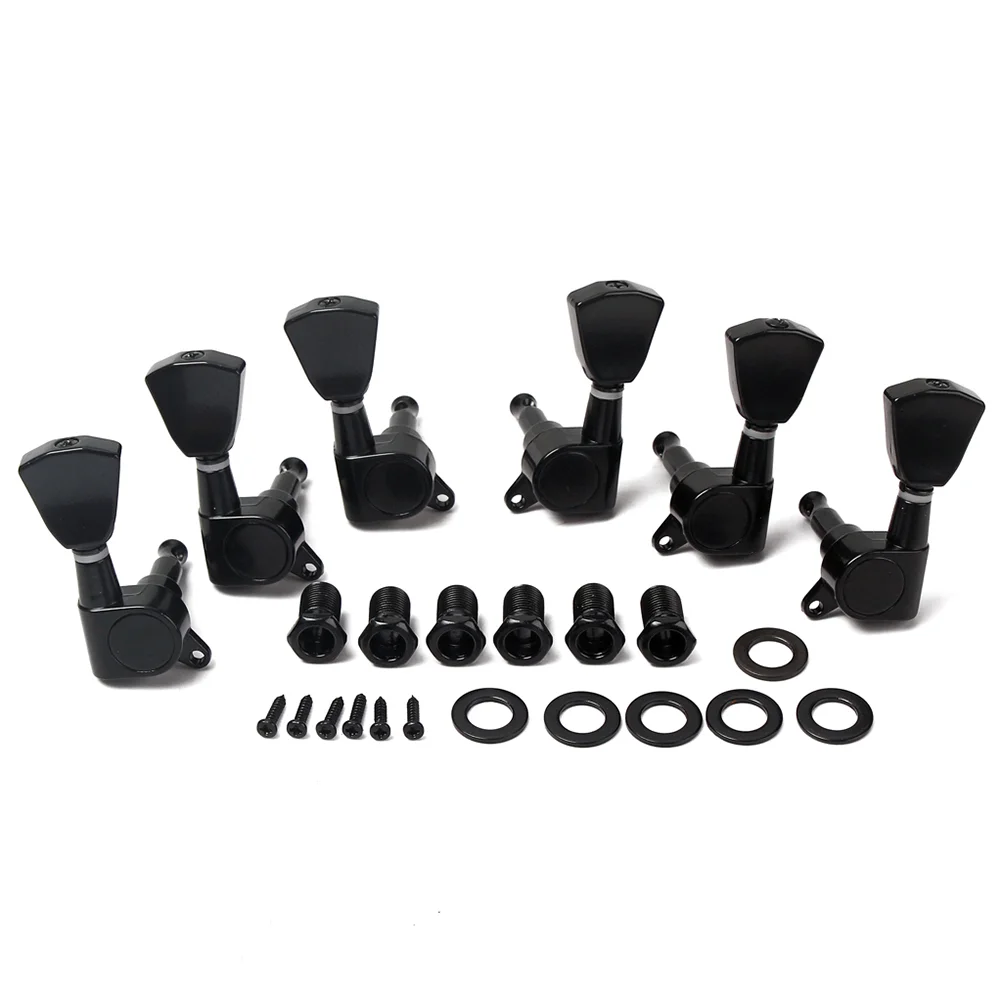 

6 Pcs String Guitar Tuning Pegs Keys Tuners Machine Heads for Acoustic Electric Guitar Parts (Golden)
