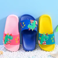 top quality cute kids slippers dinosaur baby home slippers children breathable non slip boys girls shoes 2021 new toddler shoes