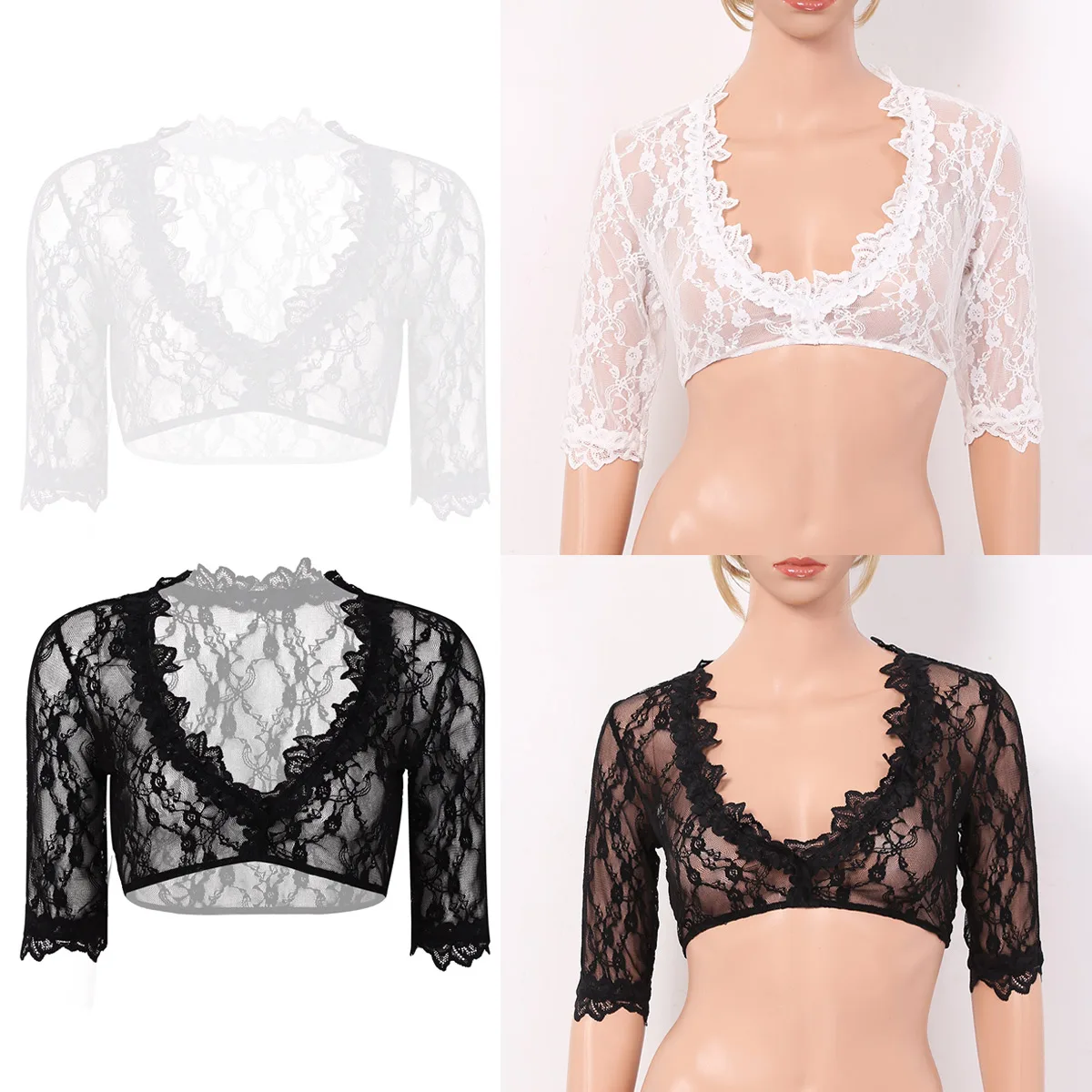 Женский однотонный Костюм баварского Октоберфеста короткая блузка с глубоким V