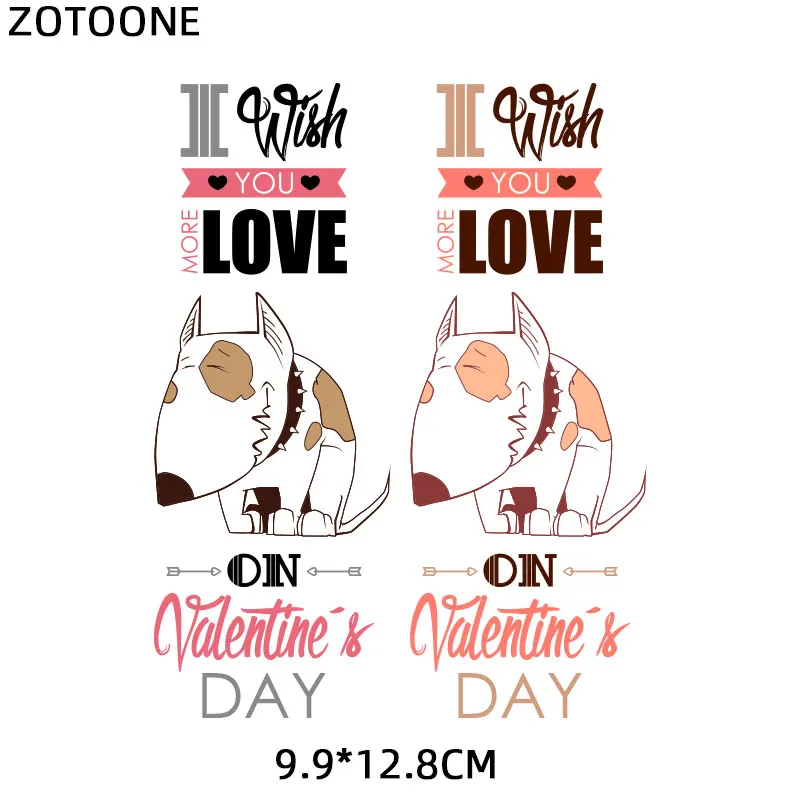 Нашивки ZOTOONE с мультяшными животными и надписями наклейки симпатичные