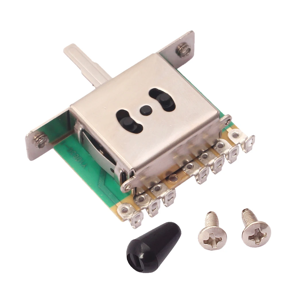 Pickup Toggle Switch - Black Tip 5 Way Choice For ST Electric Guitar | Parts &amp Accessories