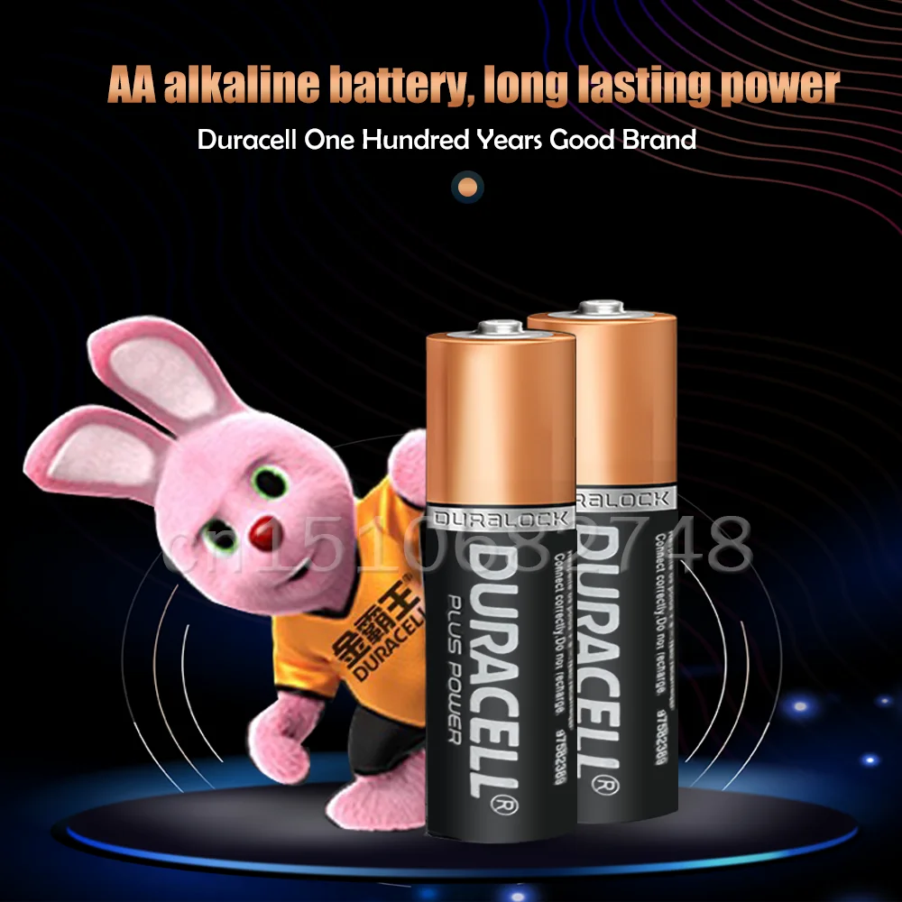 8 шт. оригинальный DURACELL 1 5 V AA Щелочная Батарея LR6 для игрушка дистанционного