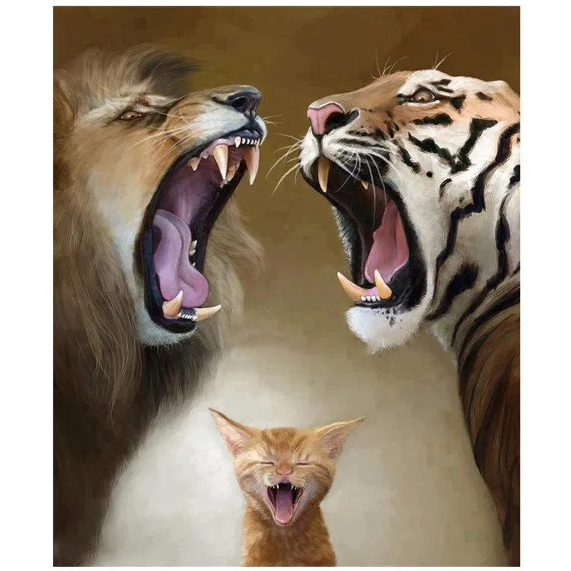 

Животные детская пижама с принтом «лев тигр кошка пижамы для малыша Все Квадратные и бриллиант вышивка крестом вышитые алмазные картины вы...