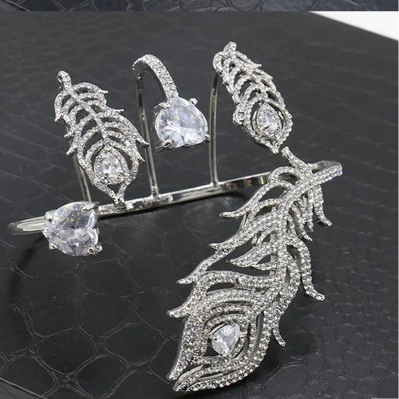 Браслет модная новинка ювелирное изделие в виде кристаллов Шарм золотые