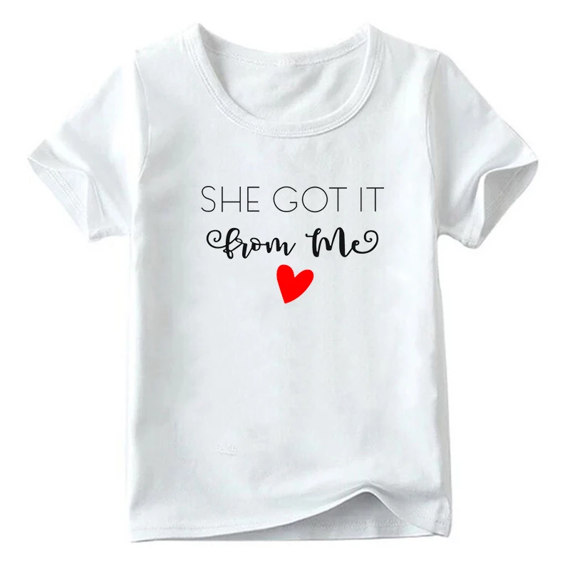Она получила это от меня я получил его моей мамы подходящие рубашки для и дочки
