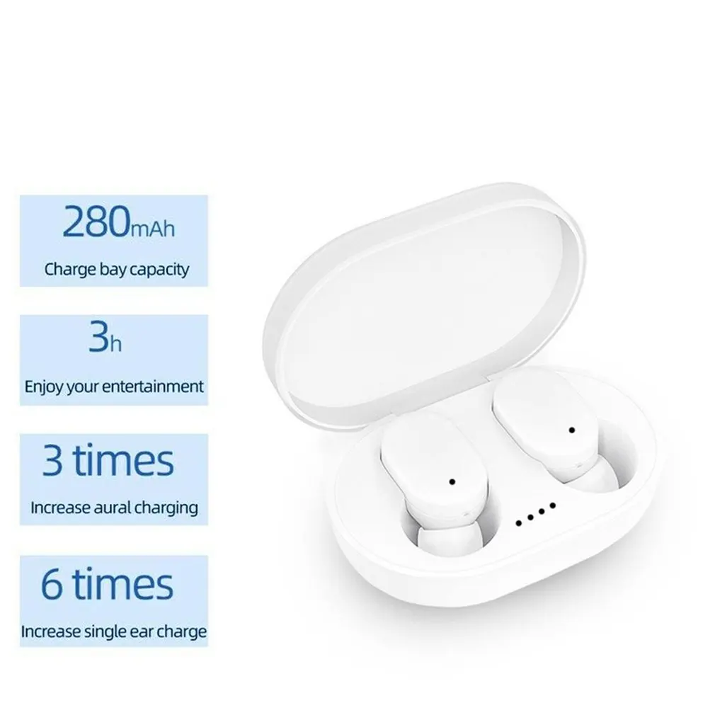 Беспроводные наушники стерео спортивные мини-наушники-вкладыши беспроводное