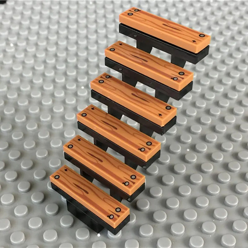 

165pcs Small Particle Building Block Accessories City Accessories Building Blocks 1x4 Smooth Wood Board DIY Toys Kids Toys