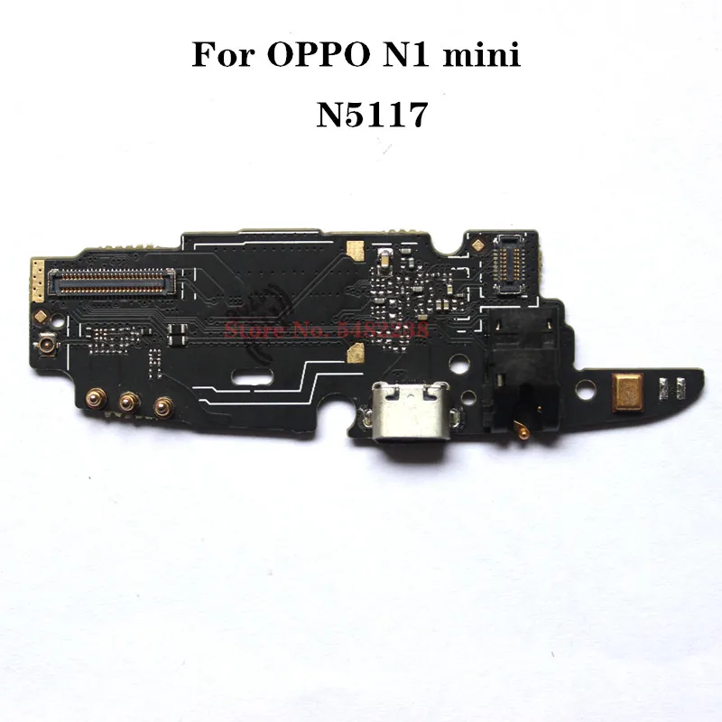 

New Charger Plug Board Connector For OPPO N1 mini N5117 USB Charging Port Dock Flex cable + Microphone Earphone Jack Replacement
