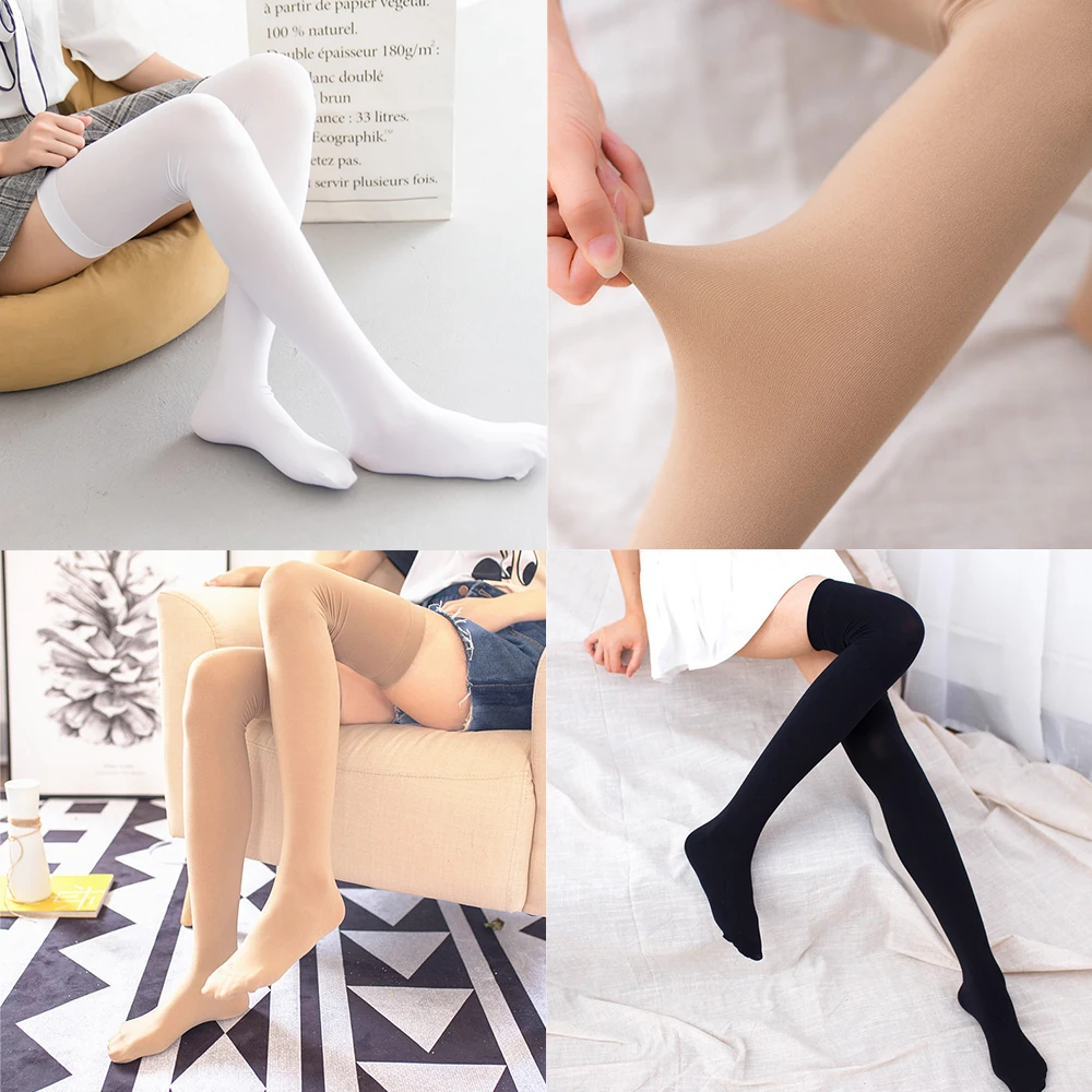 Чулки из гусиного пуха до бедра 70 см|Чулки| |