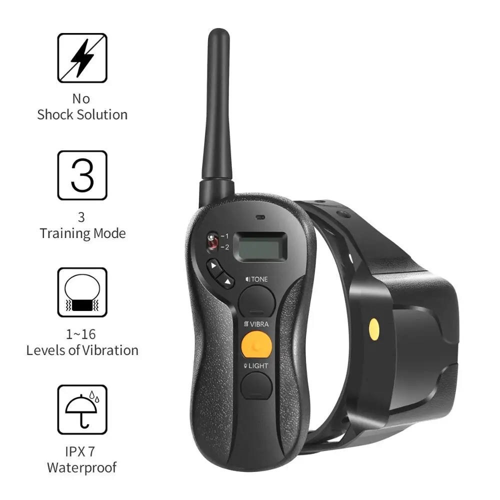 600 м ошейник для тренировки собак Электрический Вибрационный водонепроницаемый