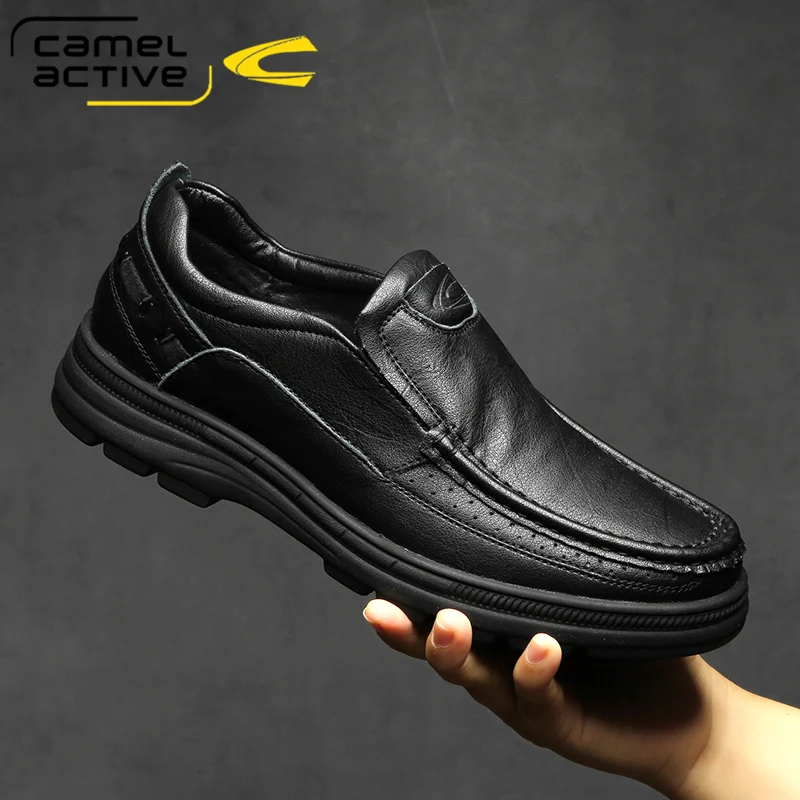Camel Active/Новинка Мужская повседневная обувь из натуральной кожи Мужские туфли на