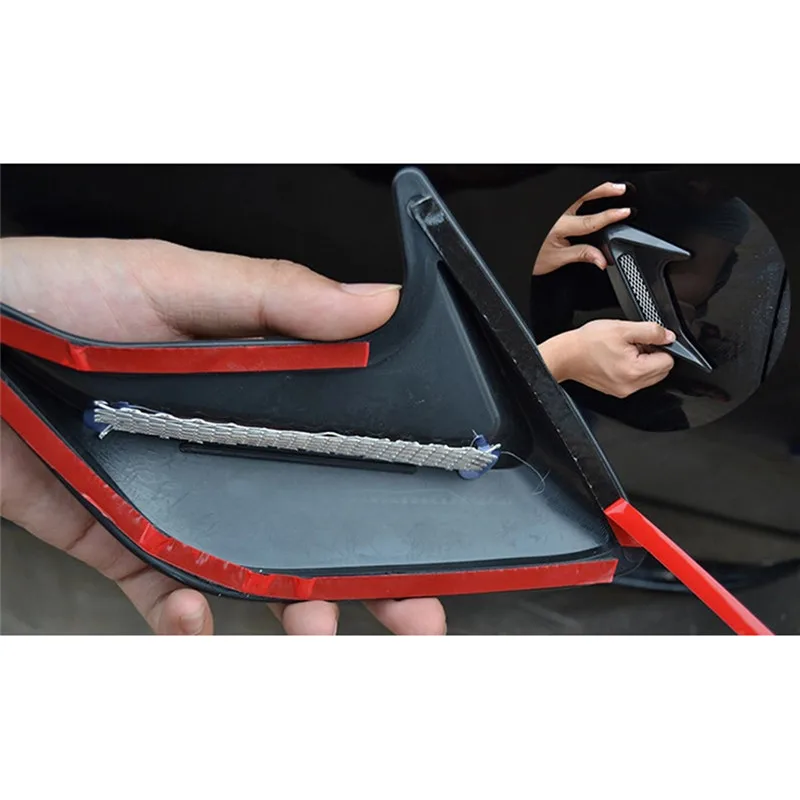 Сетчатая боковая Обложка бренда shark автомобильная клейкая поддельная воздушная