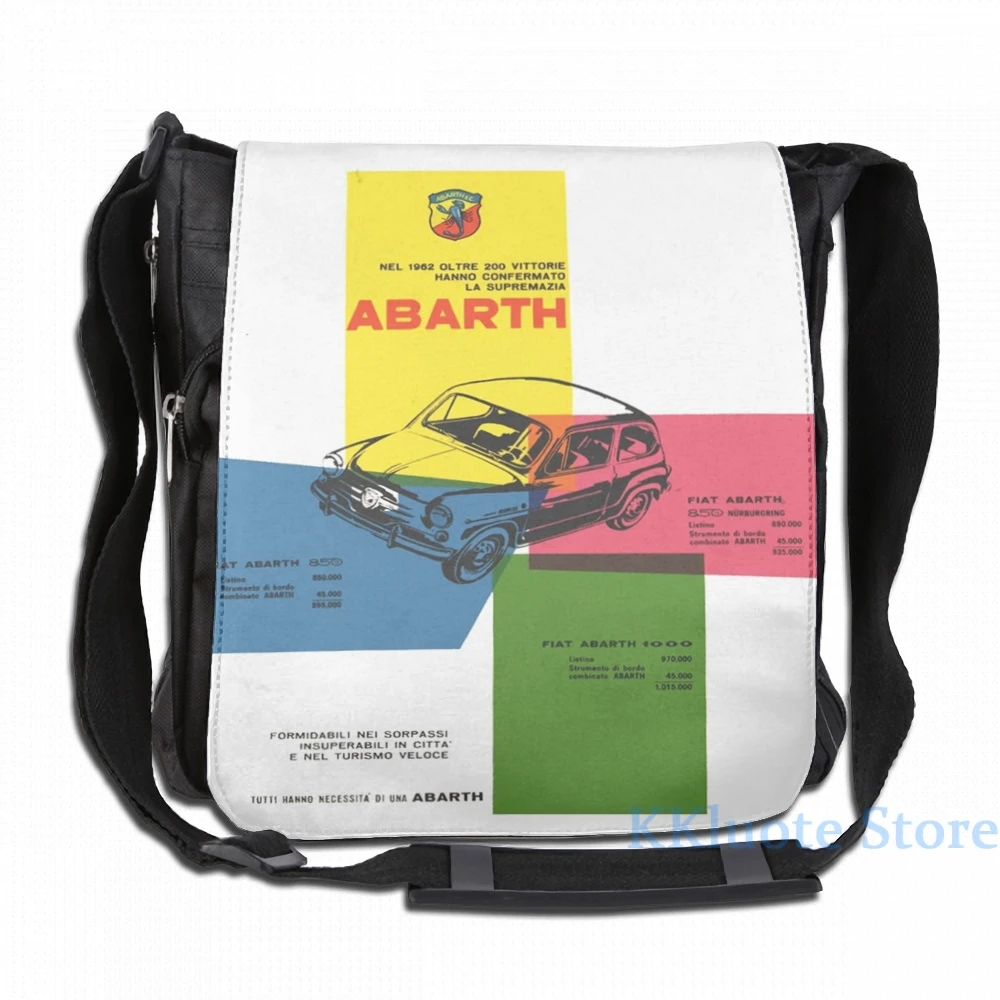 Винтажный рюкзак с забавным графическим принтом Abarth 850 (2) для мужчин и женщин