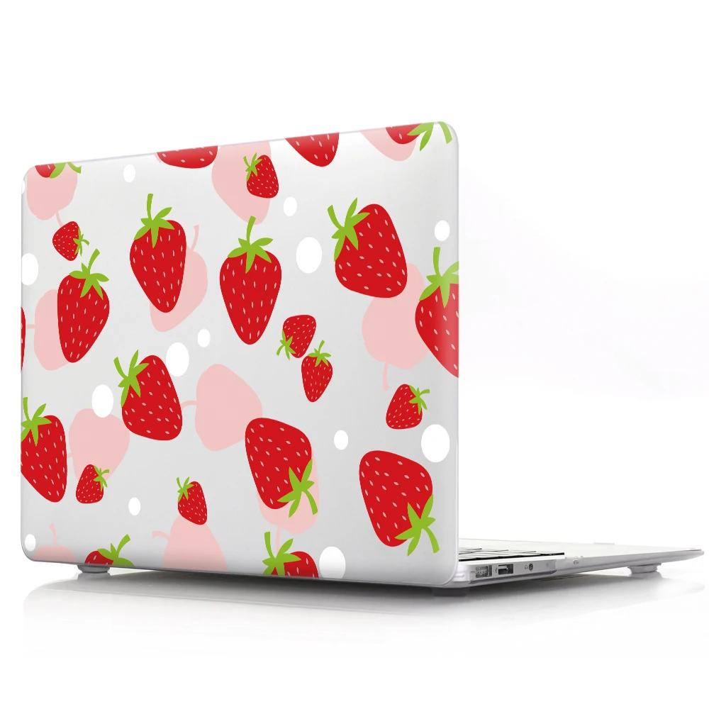Чехол для ноутбука с рисунком фруктов MacBook Air 11 13 2018 Pro retina 12 15 чехол жесткий ПВХ Mac