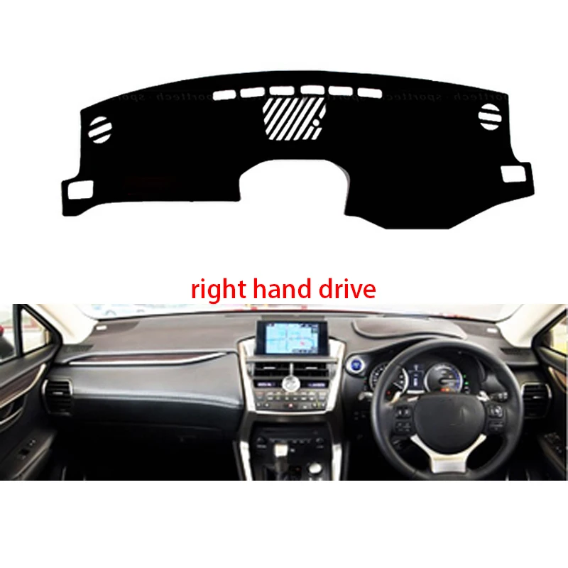 For lexus NX300 NX200 2014 2015 2016-2018 Car Styling Dash Mat Dashmat Dashboard Sticker Cover Sun Shade Board Carpet | Автомобили и