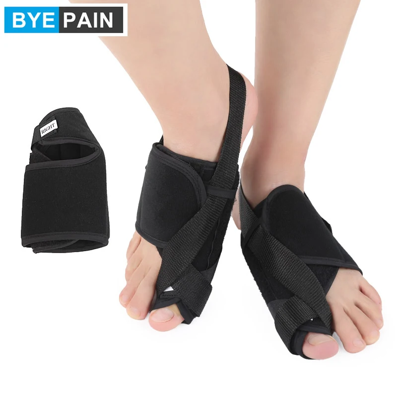 

1Pair BYEPAIN Bunion Splint by Toe Straightener Corrector Brace Pad Hallux Valgus Pain Relief - Night Time Support for Men Women