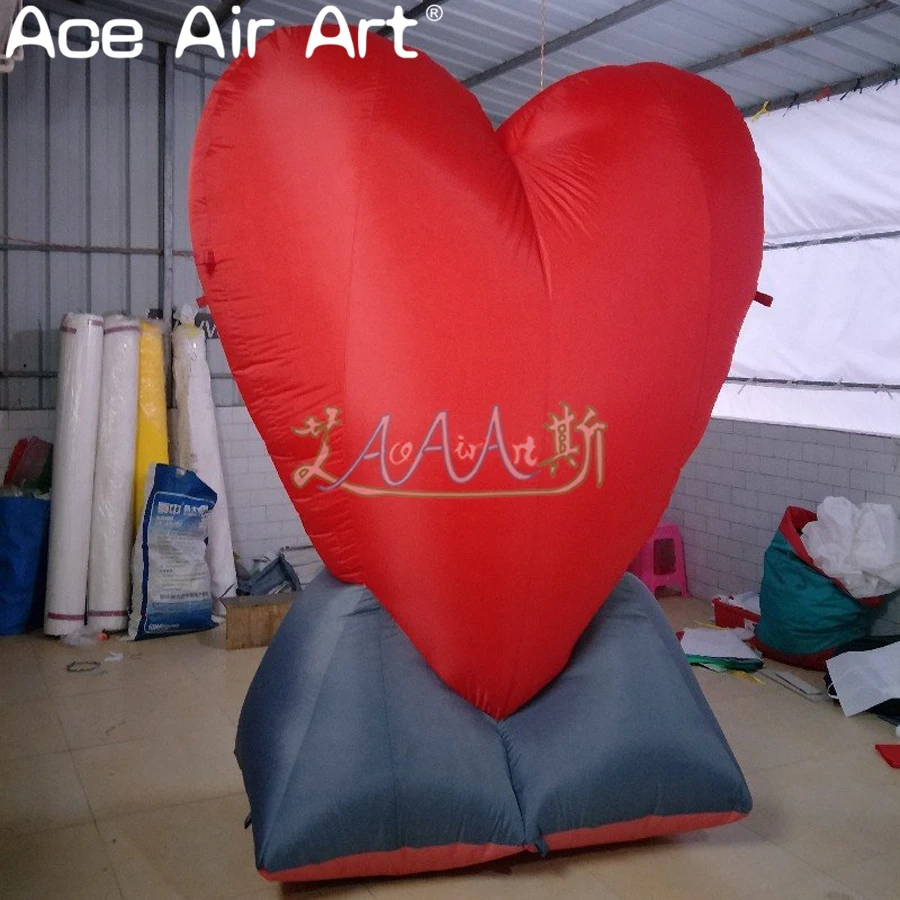 Китайское производство красивое Надувное сердце надувная форма сердца копия