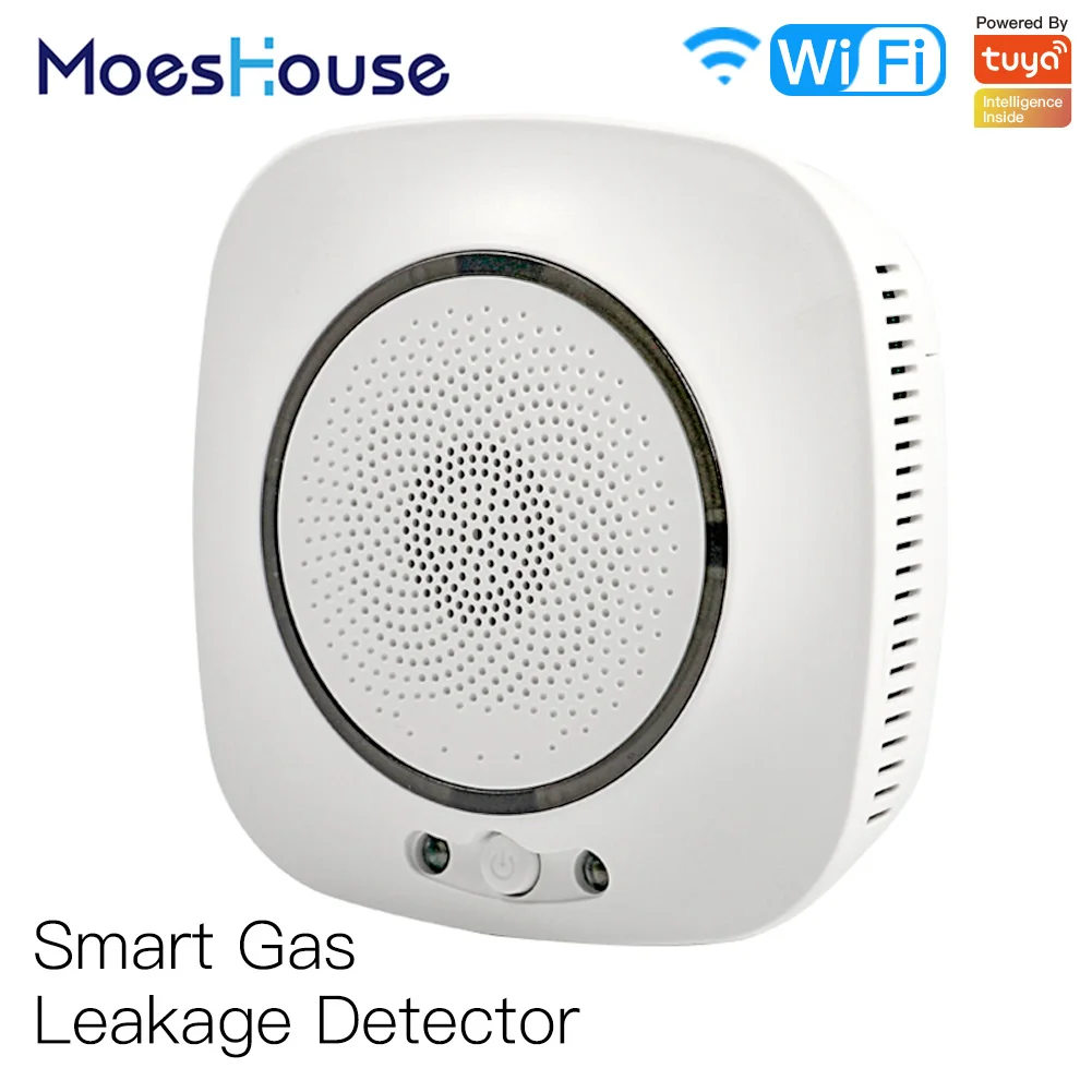 Смарт детектор утечки газа Wi Fi управление через приложение|Управление умным