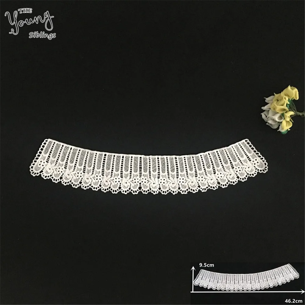 Новое поступление кружевной воротник вышивка кружевная ткань аппликация на шею