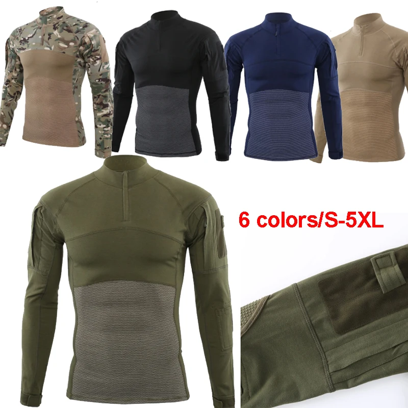 Размеры S-5XL зимняя одежда для охоты тактическая рубашка Мужская Военная униформа
